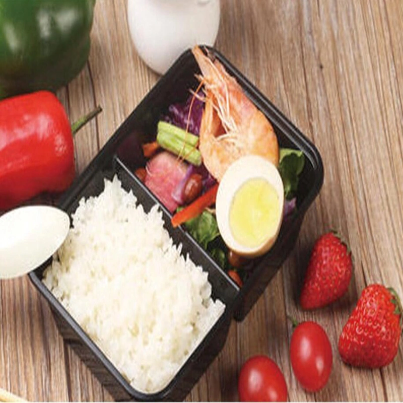 Excellent Quality OEM Plastic Disposable Fast Food Container Microwave Lunch Box