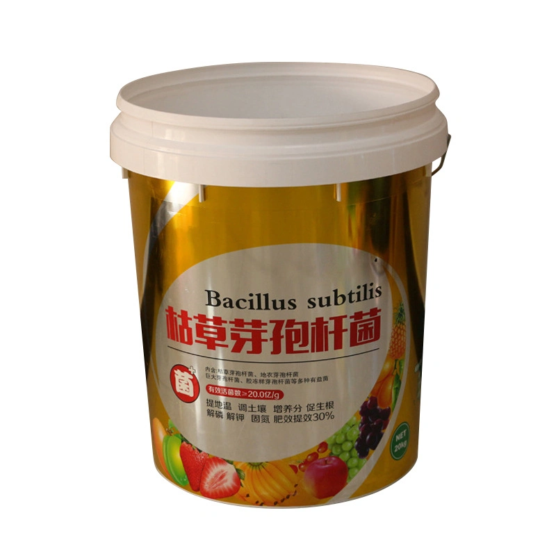 in-Mould Labeling PS Plastic Bucket Packaging Container Buckets Iml