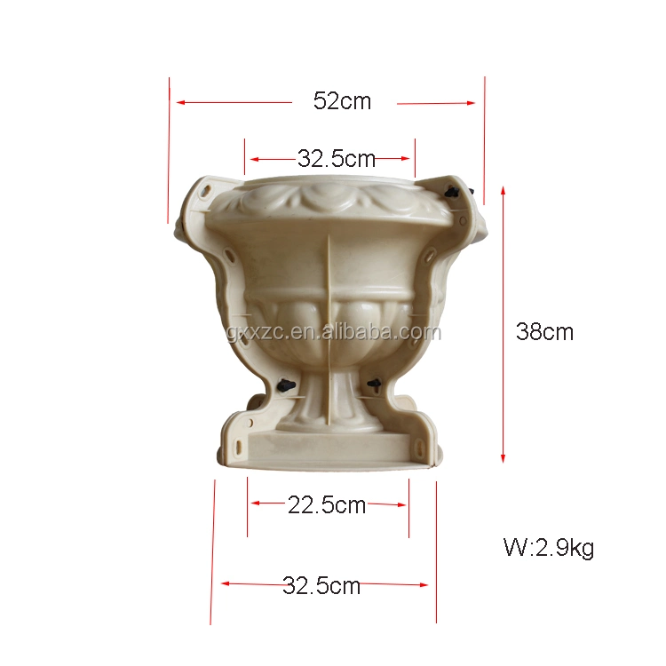 High Quality Plastic Material Flower Pot Molds Decorate for House