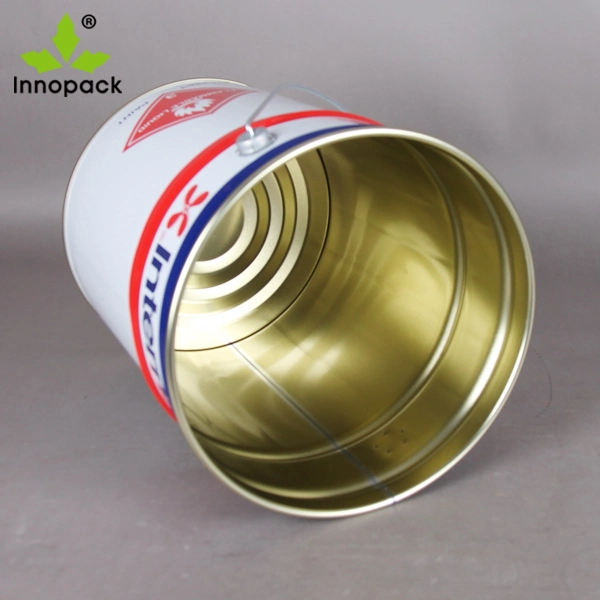 Wholesale Chemical Use Metal Tin Bucket with Spout Lid