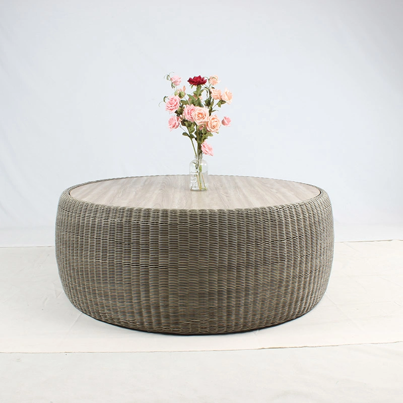 High Quality Patio Furniture Round Wicker Outdoor Table