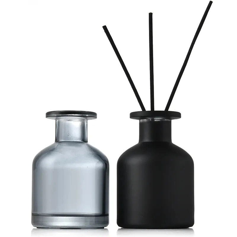 Home Scent Diffuser 150ml Empty Cylinder Reed Diffuser Bottle Luxury Room Fragrance Package