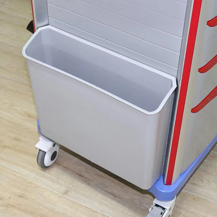 Rayman High Quality ABS Material Medical Cart for Hospital