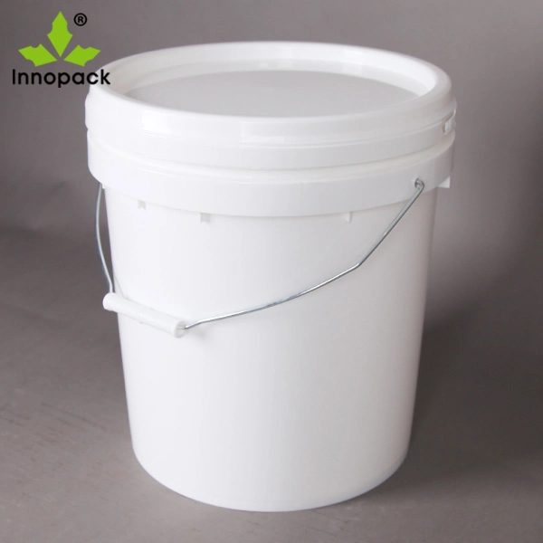 Customized Printed 15 Liter Food Grade Plastic Bucket Child Proof