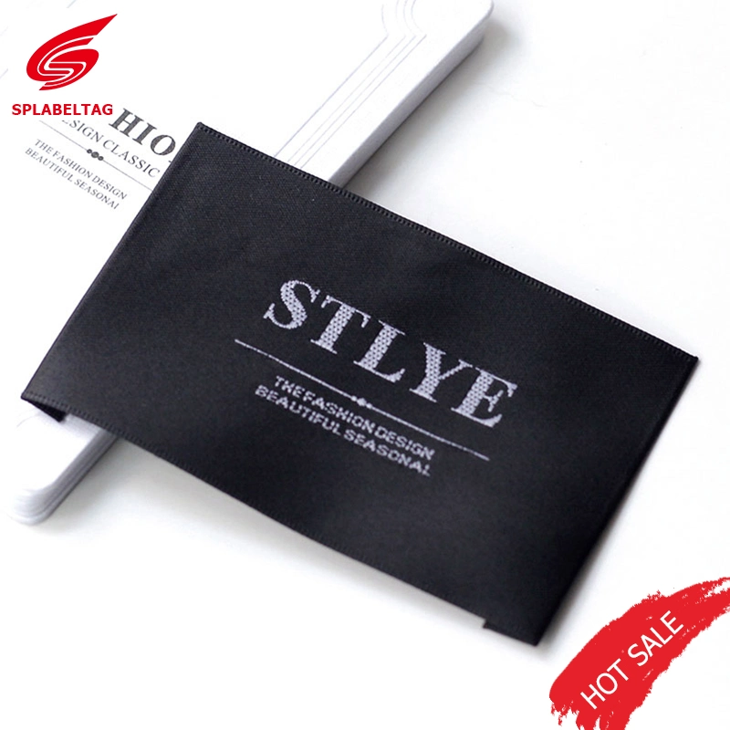 High Quality Best Price Polyester Satin Woven Label for Clothing