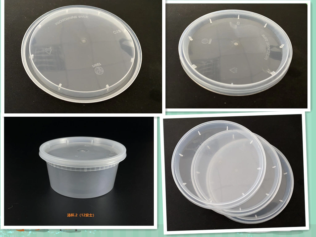 8-10-12 Oz Soup Cup Lid Mould in Mold Label Cup Lid Plastic Box Lid Mould for Packaging Container of Thin-Walled Injection Soup Lid Mould