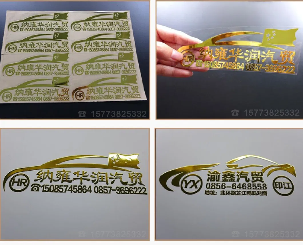 Custom Metal Transfer Paste Split Nickel Label Gold Plated Pure Letter Stickers Perfume Bottle Trademark Log O Labeling