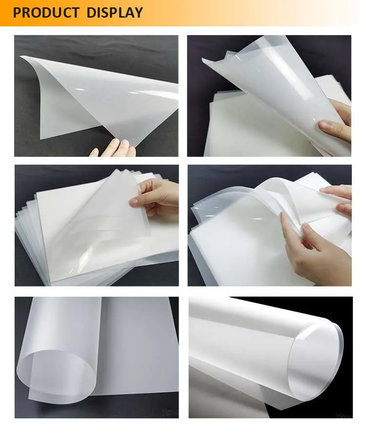 Best Price 60cm 30cm Pet Film Heat Transfer Hot Peel for T-Shirt Digital Printer