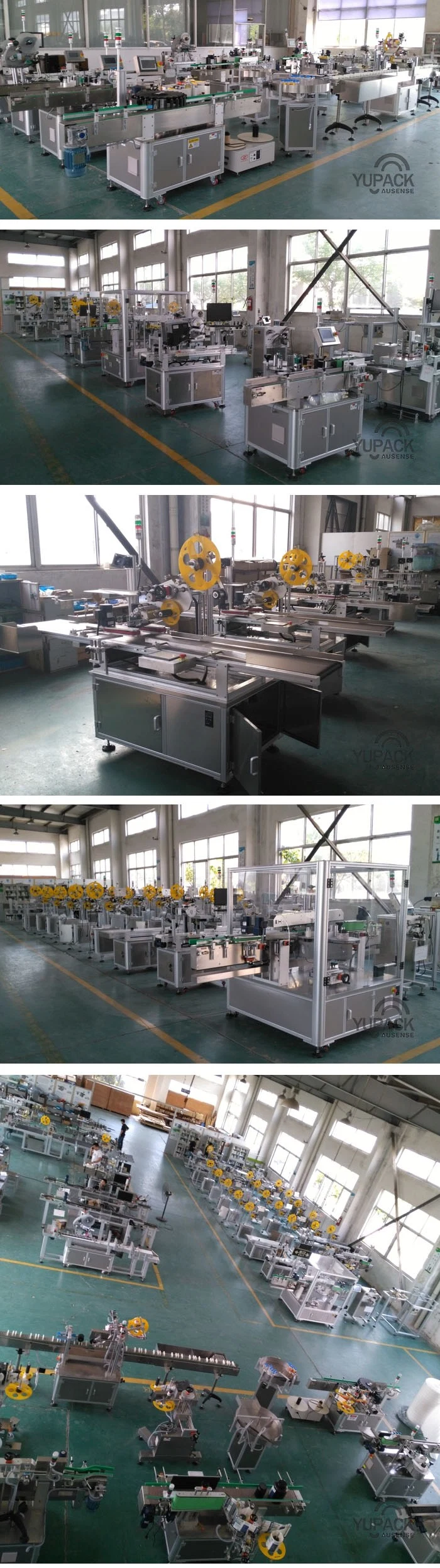 Self Adhesive Sticker Front &amp; Back Two Sides Labeling Machine for Olive Oil