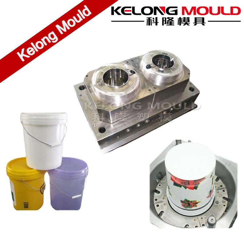 Hot Sales Iml Paint Bucket Molding with Anti-Theft Buckle Cap Mould