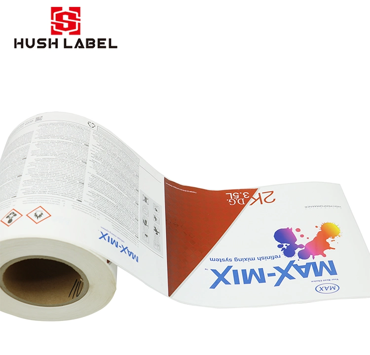 Custom Printing in Mould Label Stickers Film Paint Oil Bucket in Mold Label White PP Products Plastic Bottle Iml Label