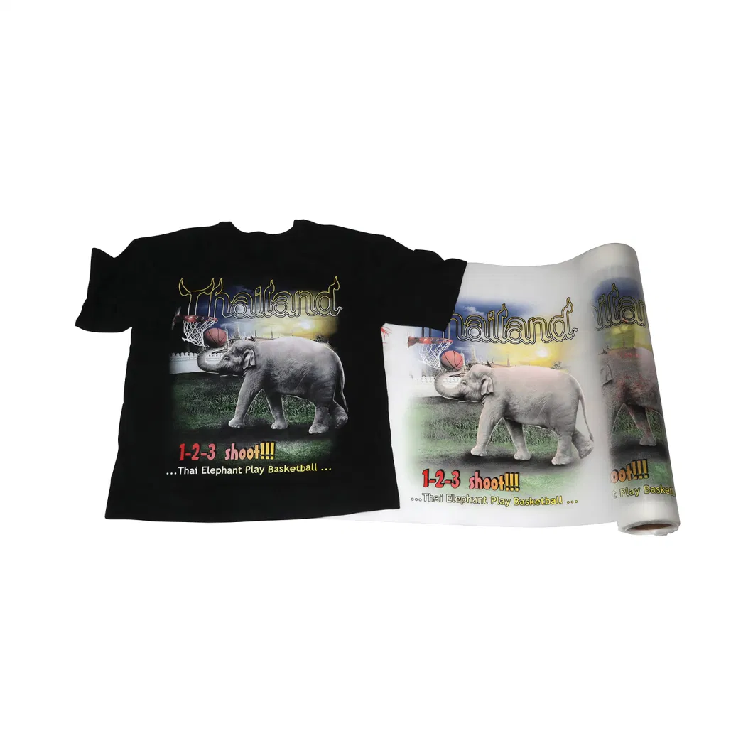 Hot Transfer Film Textile Printing Image Print for T-Shirt Apparel Heat Release Coating Film