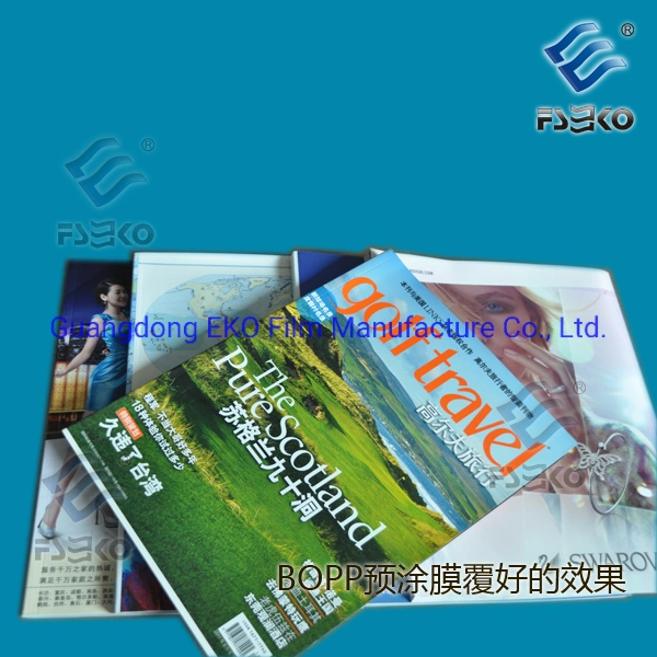 21mic BOPP Thermal Laminating Glossy Film for Offset Printing