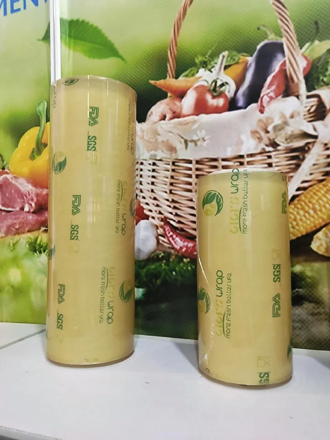 Keep Fresh Protect Food Plastic Reusable Eco Friendly Stretch PVC Cling Film