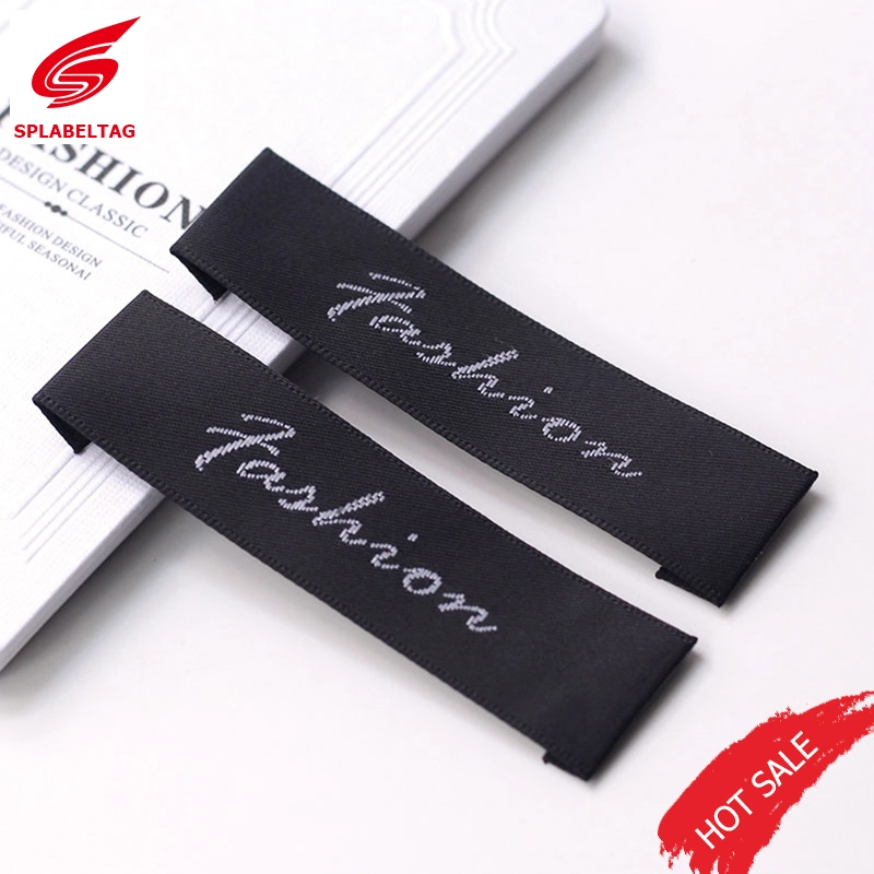 China Manufacturer Custom Clothing Satin Woven Label for Shoe