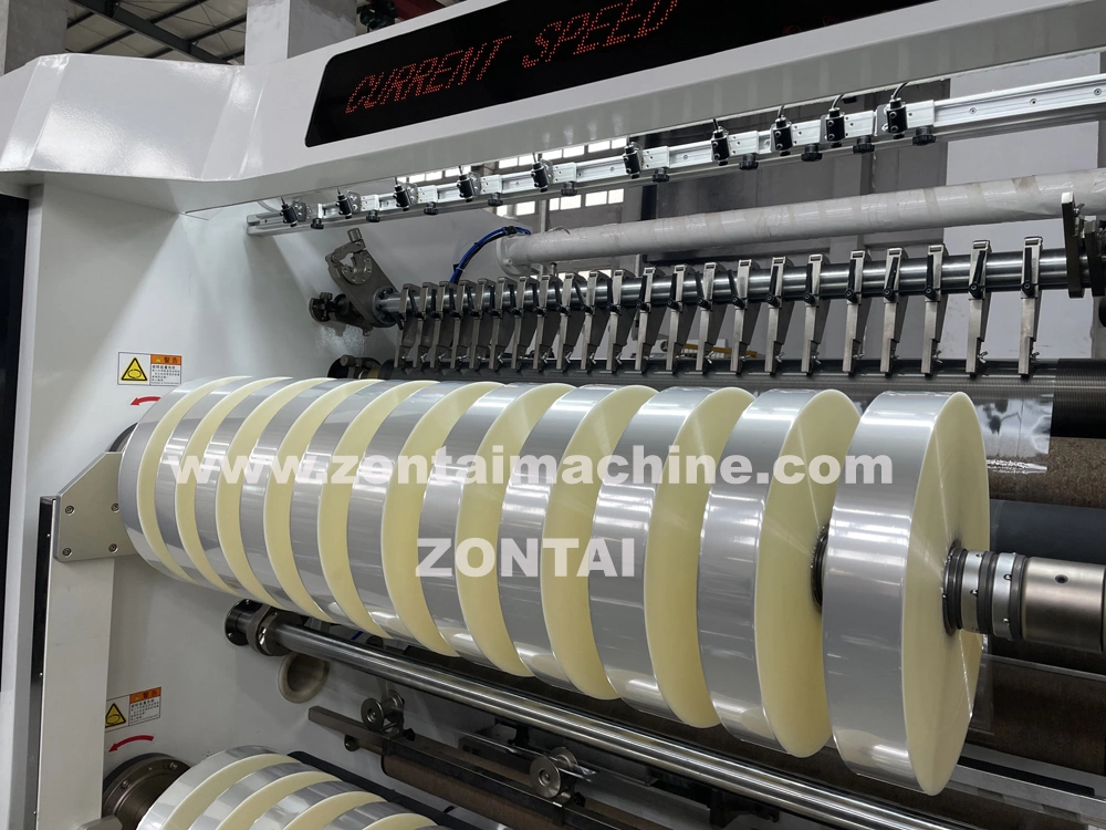 Plastic Film OPP Film Rolls Slitter Rewinder Machine Speed 600m/Min