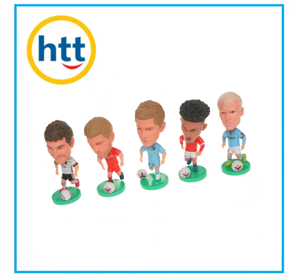 OEM 3D Plastic Toys Custom Football Player Action Figure Car Decoration for Sports Fans Lovers