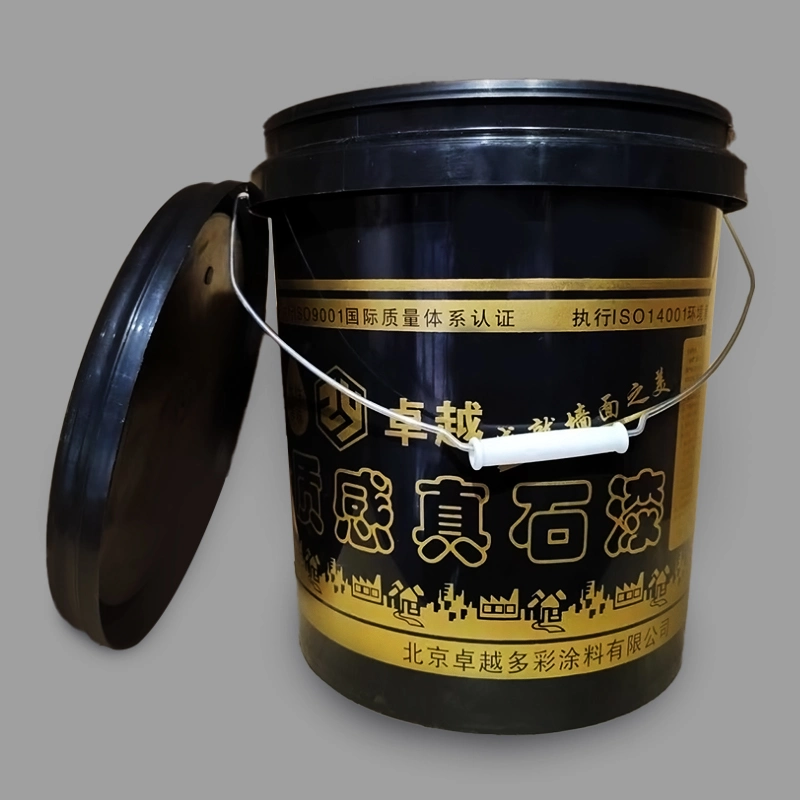 Factory Directly Supply in Mould Label for 7L Clear Round Plastic Bucket