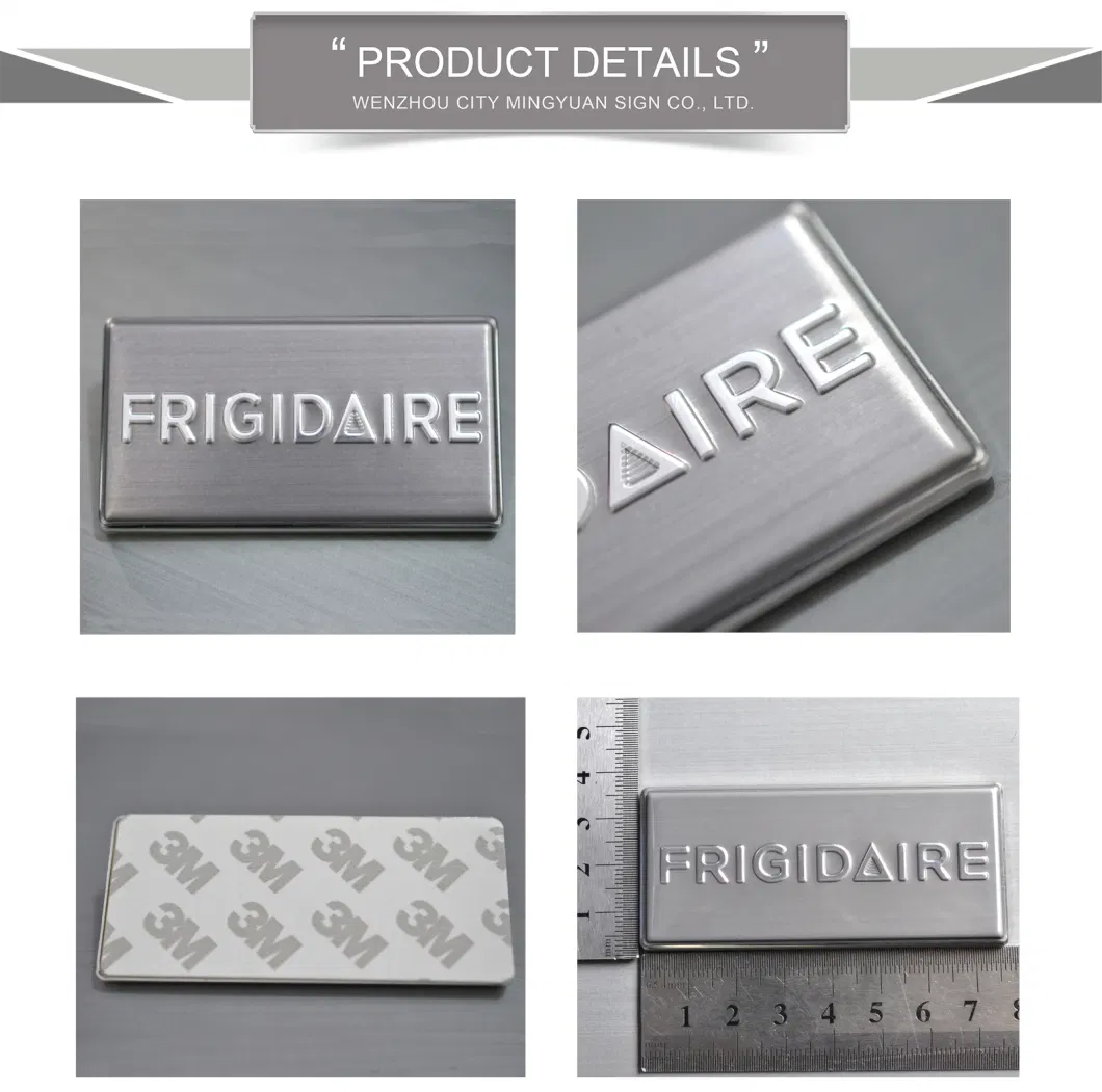 Custom Embossed Metal Packaging Labels