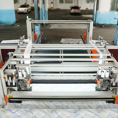 Hy-Fq-2 Mattress Fabric Four Side Hemming and Cutting Machine