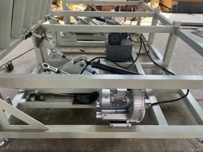 Vertical Horizontal Hydraulic Air Cushion Glass Cutting and Breaking Table Unloading Machine