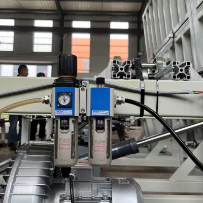 Vertical Horizontal Hydraulic Air Cushion Glass Cutting and Breaking Table Unloading Machine