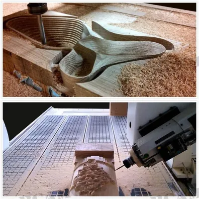 3D Atc CNC Router Machine for Wood Door Carving Woodworking Advertising Making Furniture Designs Foam PVC MDF Cutting 4 Axis Acrylic Metal Carving Machinery
