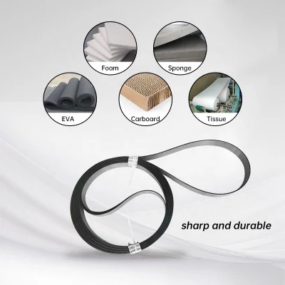High Density Saw Cutter Machine Polyurethane Mattress Rubber Cotton Foam Cutting Band Knife Blade for Sponge