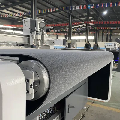 Digital CNC Automatic Feeding Oscillating Knife Cloth Fabric Leather Textile Cloth Garment Apparel Rubber Foam Cutter Price