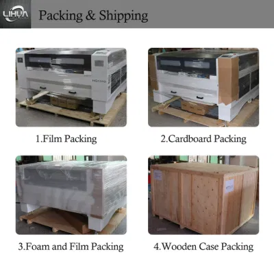 Lihua 960 1390 1610 &nbsp;Lazer Cutter 100w 150w 180w 260w 300w Foam Plastic Textile Paper Mdf Leather Acrylic Wood Fabric Cnc Co2 Laser Cutting Engraving Machine