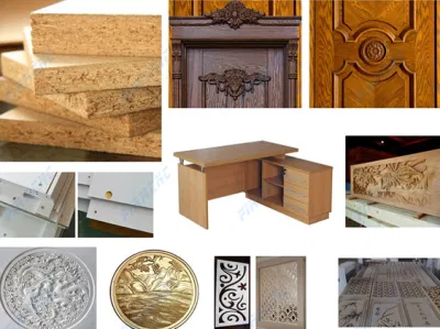 Jinan 3D Wood Sofa Chair Table Leg Carving Automatic CNC Wood Router 4 Axis Atc CNC Router