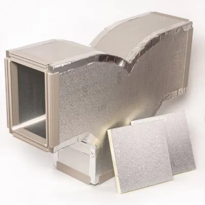 The Manufacturer Supplies Double-Sided Aluminum Foil PU Insulation Panel for Duct Air Conditioner System