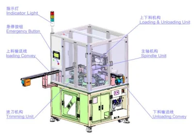 Standard Automatic Trimming Machine Rubber Automatic Feeding Machine