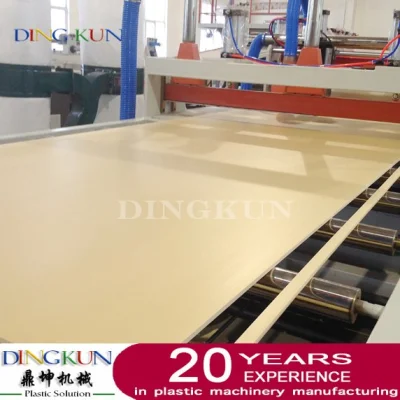 PVC / WPC Plastic Crust Foam Board Processing Machine / Extruder