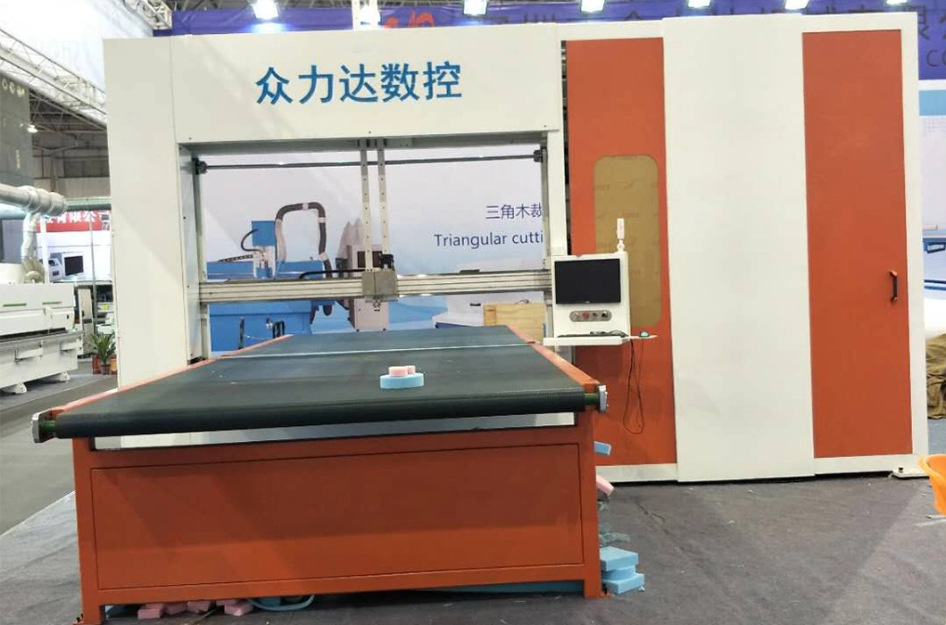 Automatic CNC Memory Foam Fabric Sponge Cutting Machine for Sofa Factory Online Sales with CE Certification