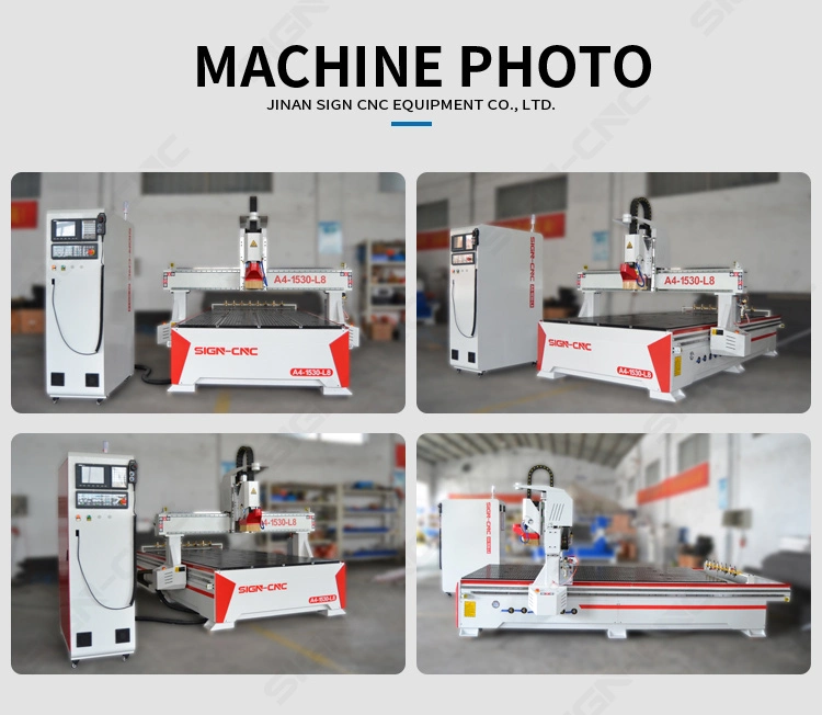 New Linear Type Atc CNC Router Automatic CNC Router / furniture Door Processing CNC Router Machine
