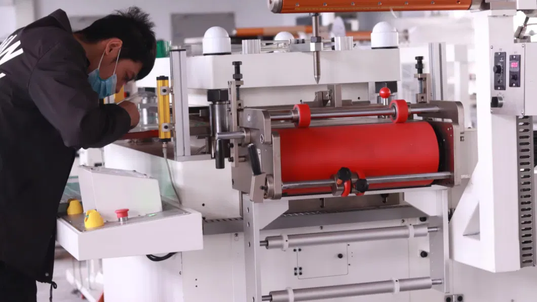 Plastic Film, Foam Tape, Label Paper Roll to Sheet Cutting Machine