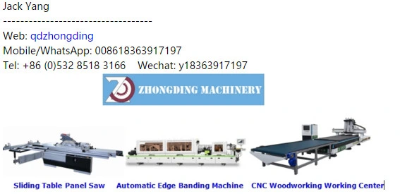 Wood Board Cutting Saw Machine for Kitchen Furniture