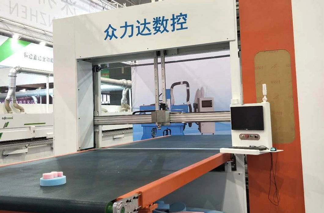 Automatic CNC Contour Cutting Memory Foam Fabric Sponge Cutter Machine for Sofa Factory Online Sales