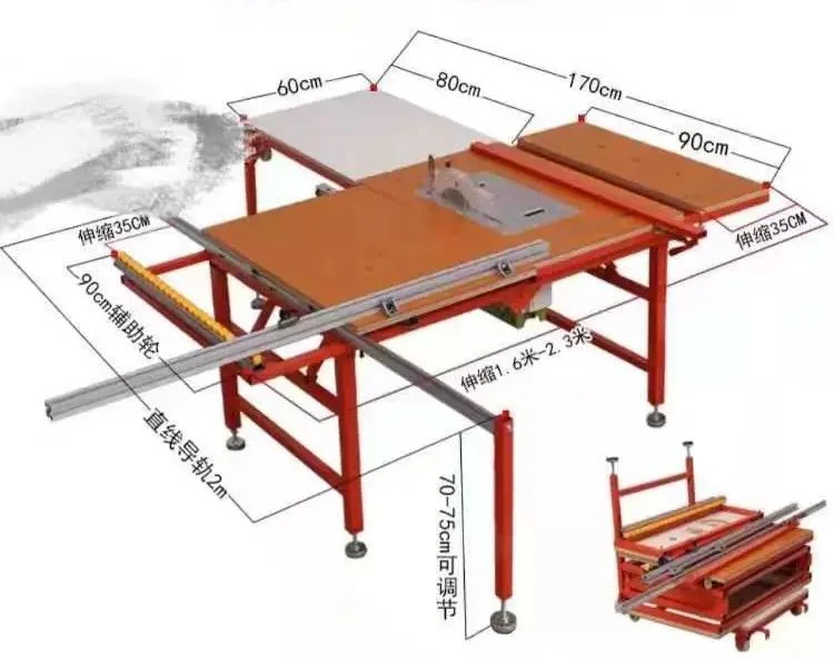 Automatic Wood Cutting Panel Saw Machine for Panel Furniture