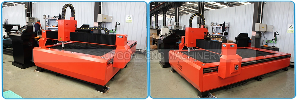 High Precision 25-30mm Steel CNC Plasma Cutter Machine 125A 1500*3000mm