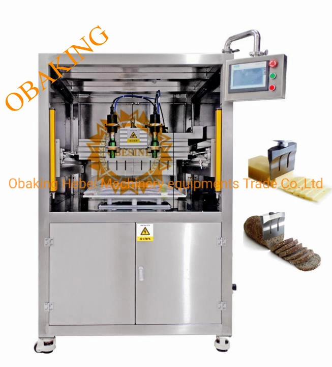 Industrial Ultrasonic Cutter for Swiss Rolls Commerical Cake Rolls Cutting Machine High Speed Vertical Cake Cutter, Cake Slicer CE Bakery Equipments