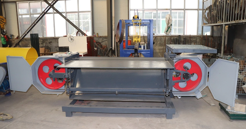 CE Approved Horizontal Wood Pallet Splitting Cutting Dismantling Machine