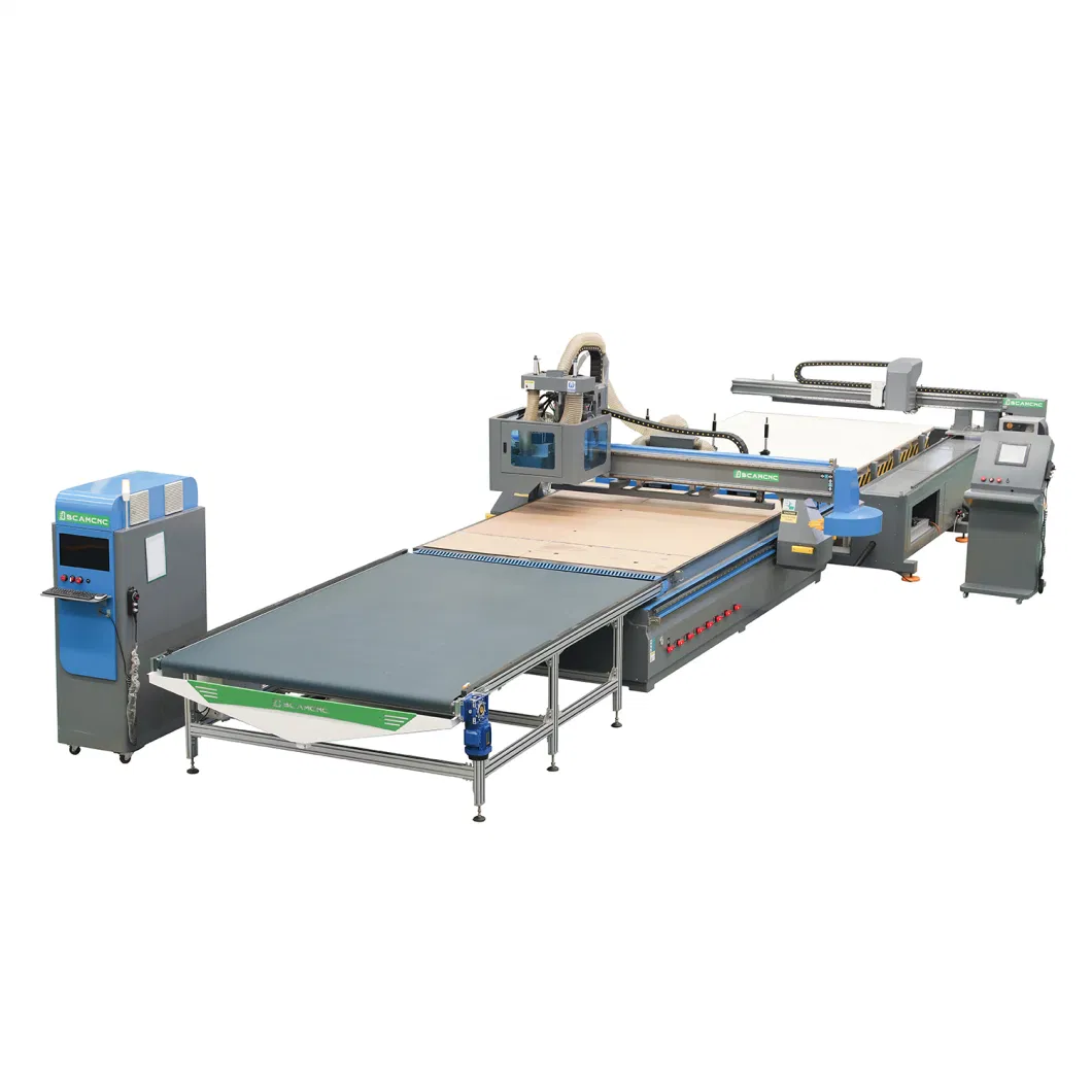 1325/1530/2030 Automatic 3D CNC Router Machine for Woodworking Advertising Cutting Foam Acrylic MDF PVC Carving Furniture Kitchen Designs 3 Axis Wood Machinery