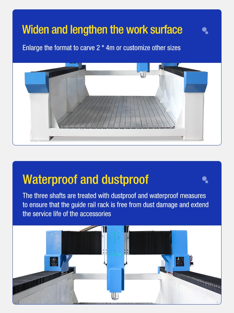 CNC Heightening Polylon SL1325 Router 3.0 Kw Three-Axis Four-Axis Five-Axis Router Foam Cutter