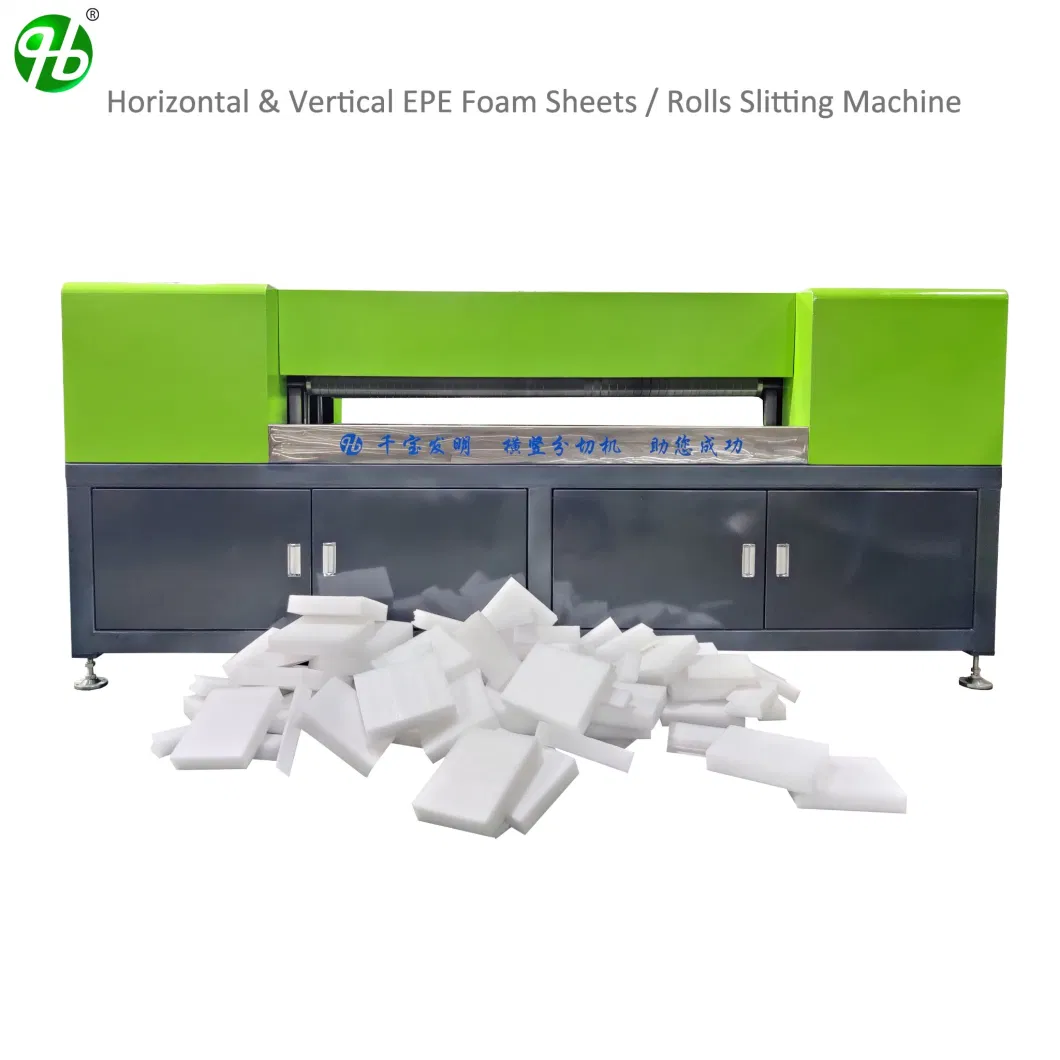 Expanded Polyethylene Foam Rolls CNC Vertical Horizontal Slitter Cutting Machine