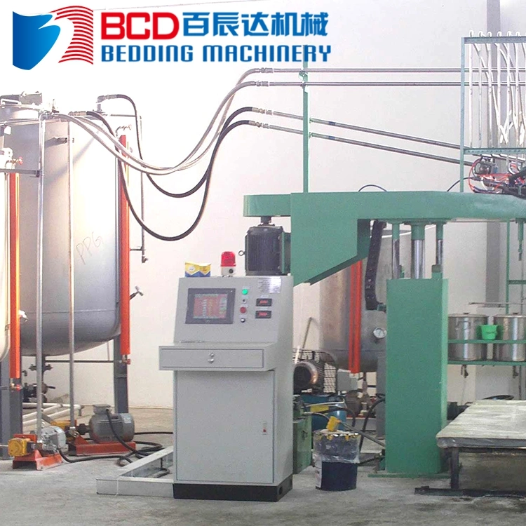 Continuous Batch Latex PU PVC Foam Board Production Machine Line