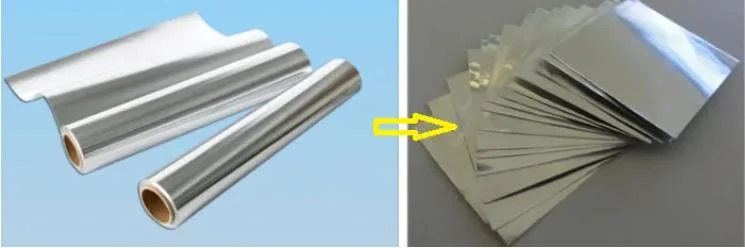 Paper Roll Label Cutter Machine Non Woven Fabrics Foam Cutter PVC Cell Membrane Cut Aluminum Foil Roll to Sheet Cutting Machine