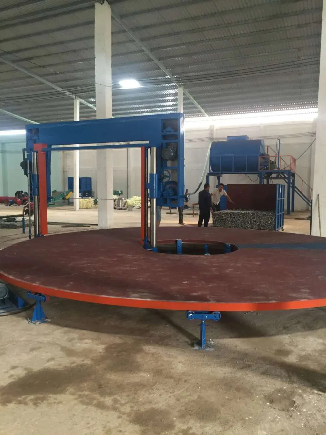 Carousel Splitting Foam Cutting Machine Carousel Machines Make Floral Foam Film Foam Tape Circular Knife