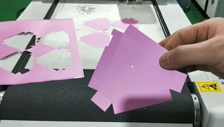 Carboard Paper Carton Sample Digital Plotter Cutter